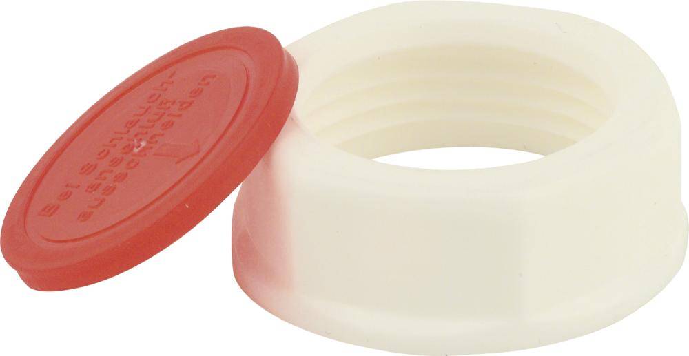 Kirchhoff Kunststof afsluitdop, wit, 1" IT, voor aansluiting sifon - 988392148-0