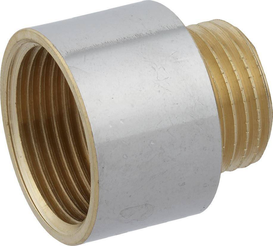 Kirchhoff Messing reduceerkraanverlenging, chroom, 3/4"IT x 1/2"ET - 989329155-0