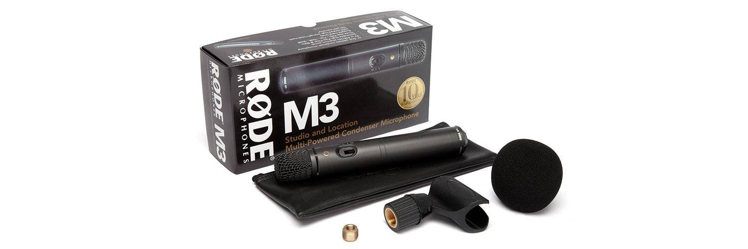 RODE M3 - Veelzijdige Cardioid Condensatormicrofoon voor Studio en Locatie-1