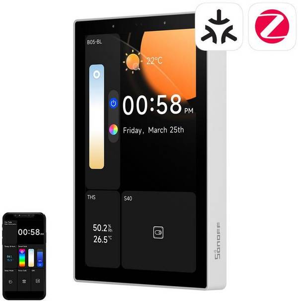 SONOFF NSPanel Pro 120 WiFi/Bluetooth/ZigBee Matter Bedieningspaneel