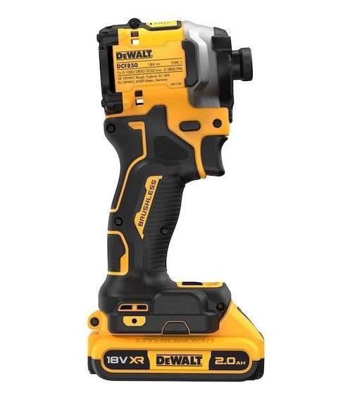DeWALT DCF850D2T Slagmoersleutel, 18V, 208 Nm, 3 Versnellingen, 2x2Ah 208nm-3