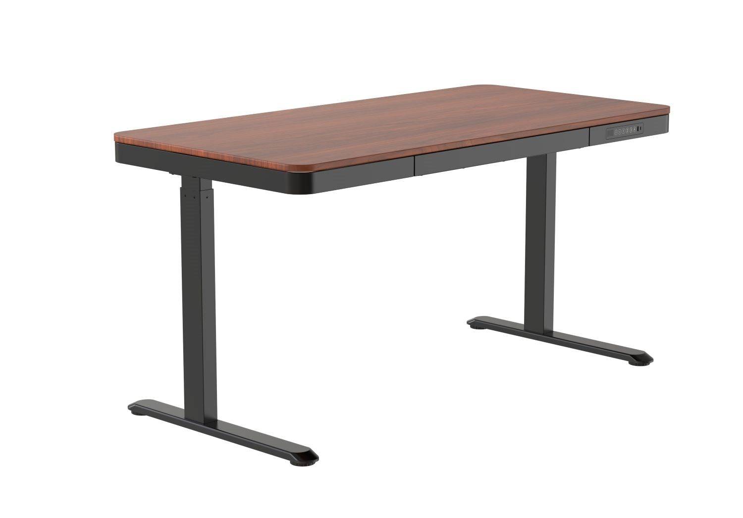 Activejet Bureau ET119S-CZ/O Elektrisch Hoogteverstelbaar Zwart/Walnoot 120x60-0