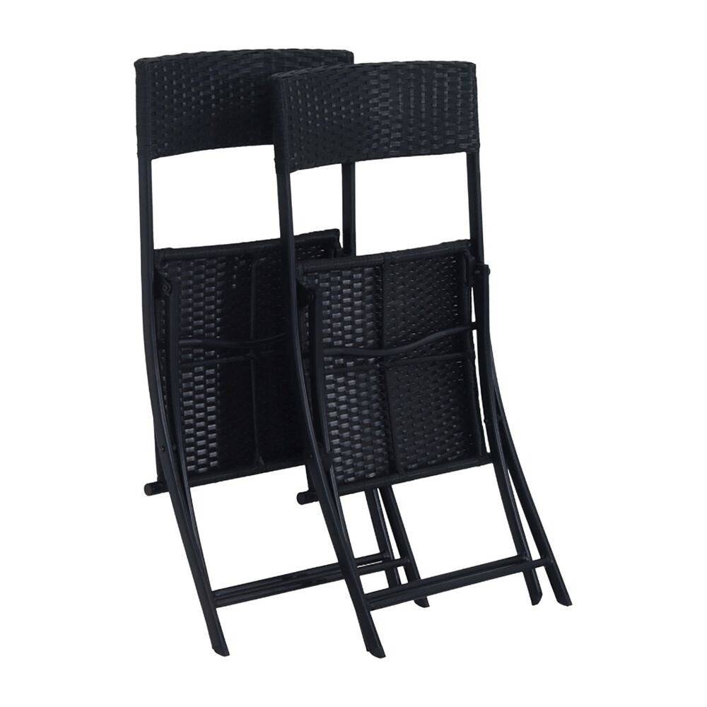Tuinmeubelset Black Forest - 2 Vouwstoelen en Tafel-1