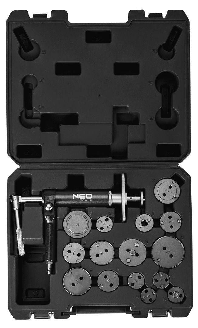 NEO tools Pneumatische Scheider Set 16-delig 11-132-0