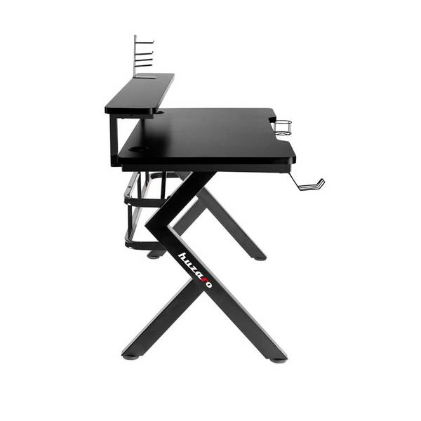 Huzaro Hero 5.0 Computerbureau Zwart - Carbonvezel, Ergonomisch Ontwerp