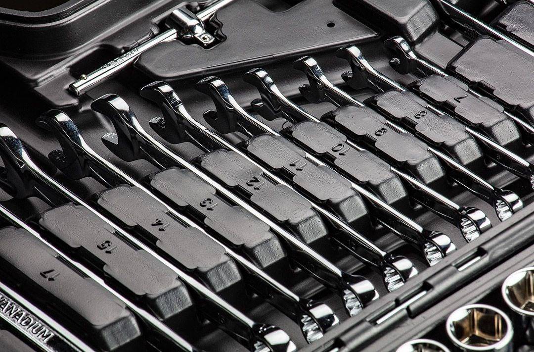 Steeksleutelset 1/4" 1/2" 77 stuks CrV voor Diverse Maten-2