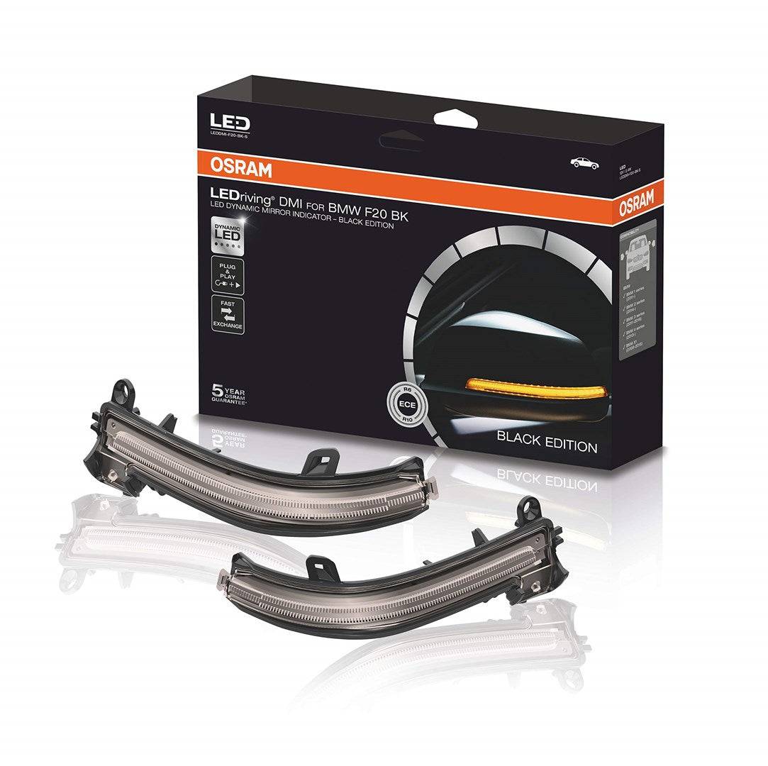 Osram LED DMI F20 BK S BMW Zwarte Dynamische Spiegelindicatoren-0