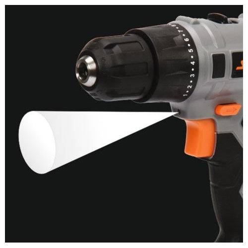 STHOR 18V Accuboormachine met 2 Accu's en Accessoires 78972-3
