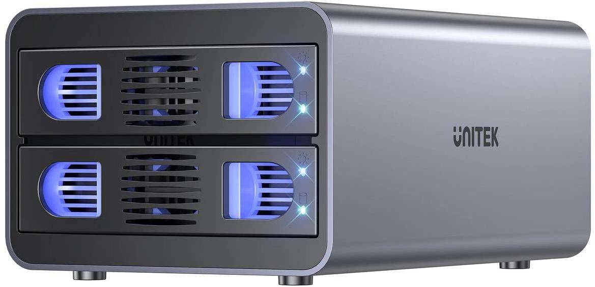 Unitek RAID Behuizing voor SATA 2,5''/3,5'' Schijven 40TB 5Gb/s-0