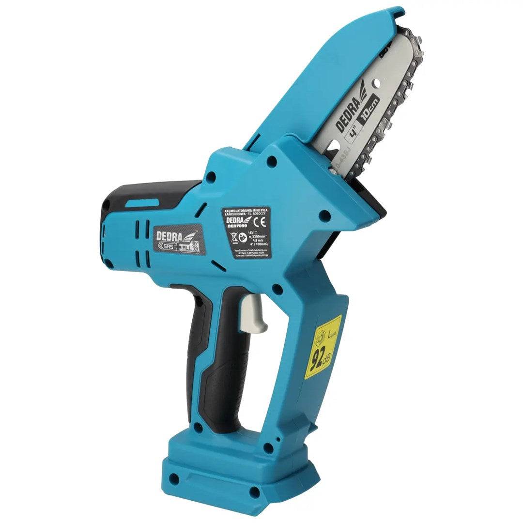 DEDRA Mini Kettingzaag 4" 18V Zonder Accu-3