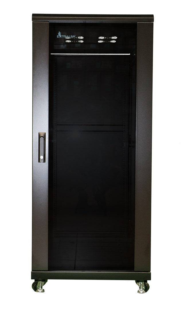 Extralink Rackmountkast 32U 600 x 600 Zwart Staand-0