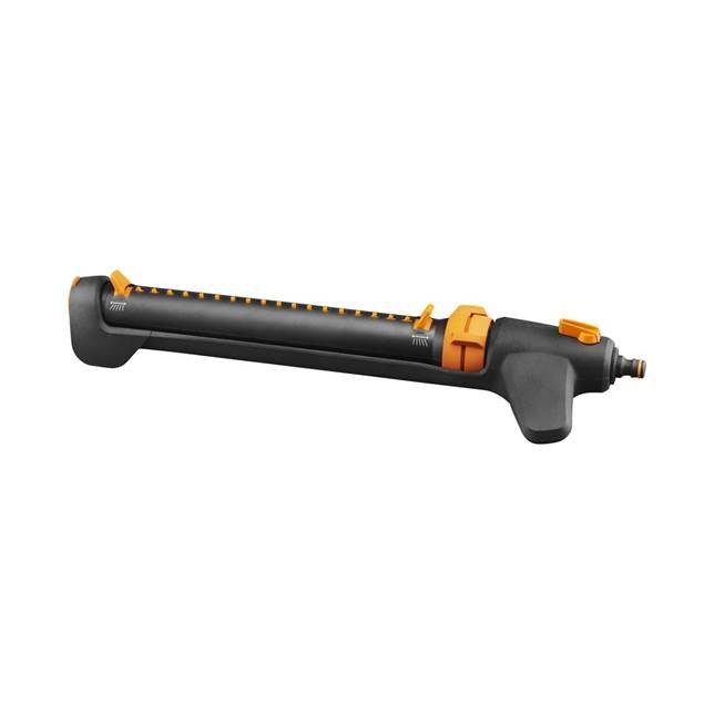Fiskars 1027028 Oscillerende Water Sprinkler Zwart/Oranje-0