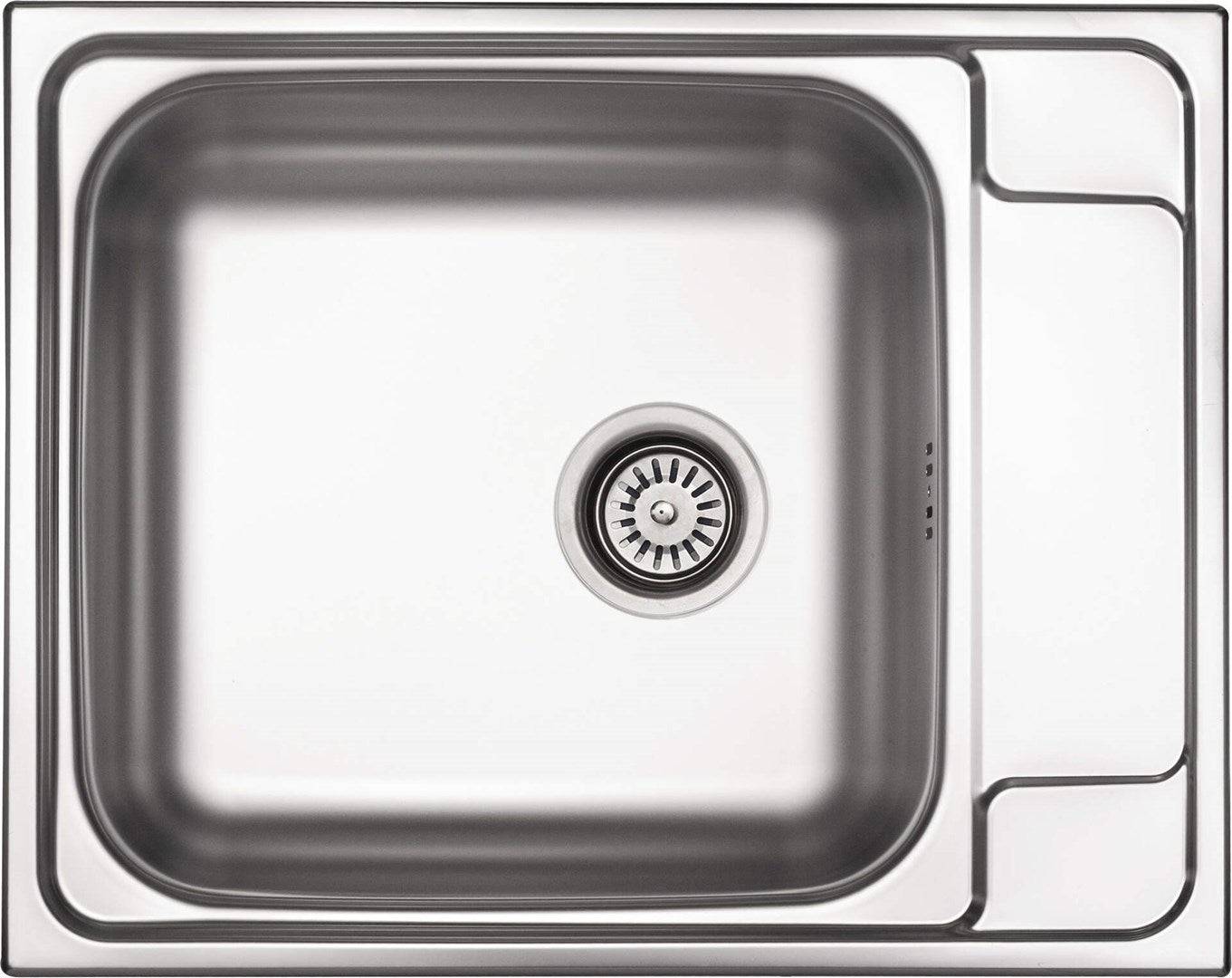 Deante Stalen Spoelbak 1-Bowl met Afvoer-0