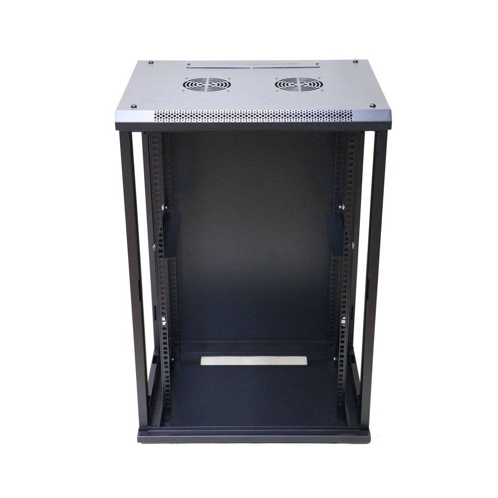 Extralink Rackmount Kast 18U 600 x 450 Zwart Wandgemonteerd-1