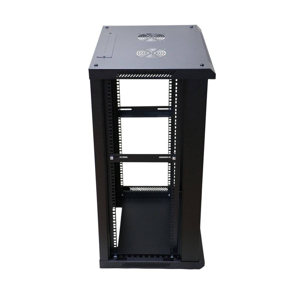 Extralink Rackmount Kast 18U 600 x 450 Zwart Wandgemonteerd-3