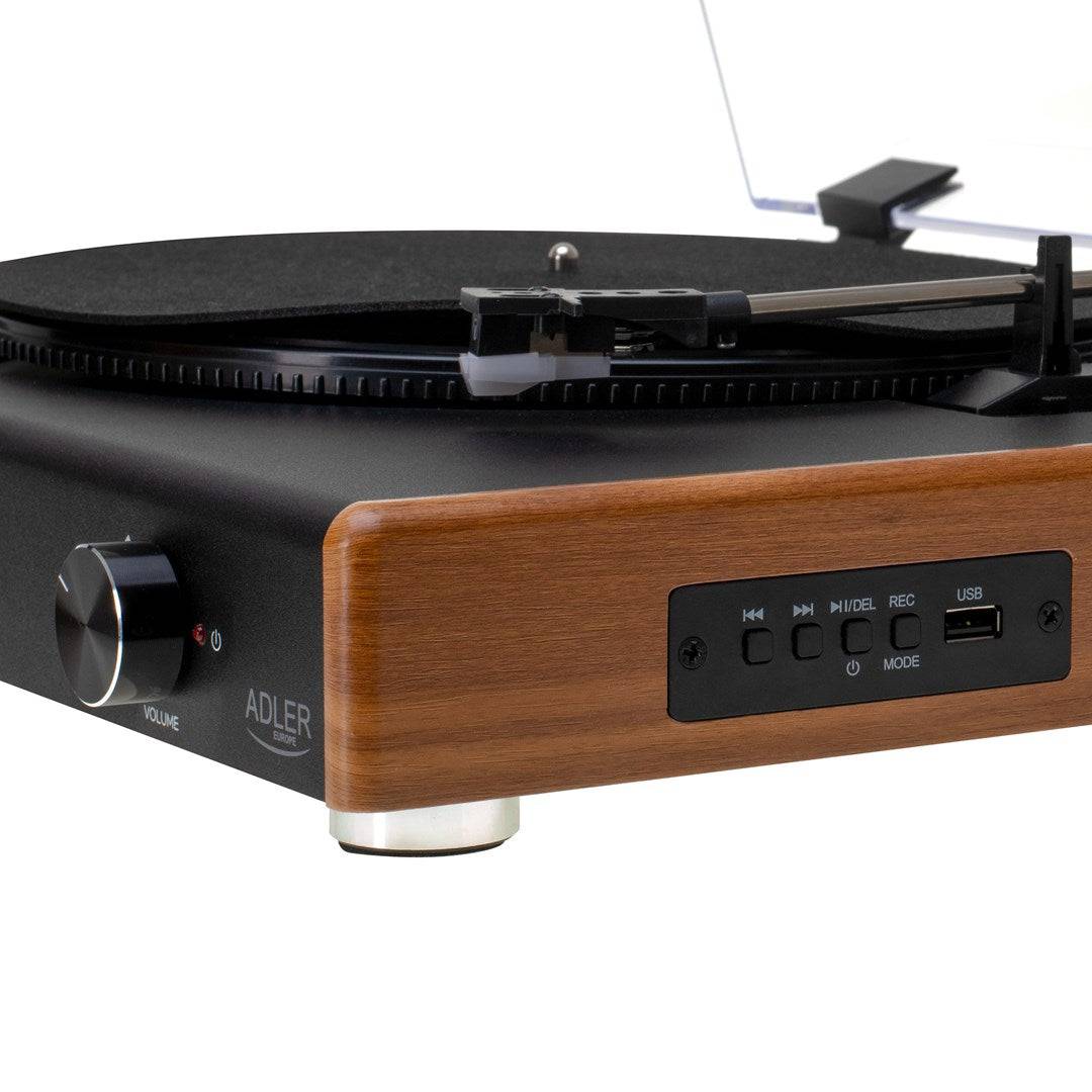 ADLER AD 1915 Platenspeler met USB en Bluetooth-3