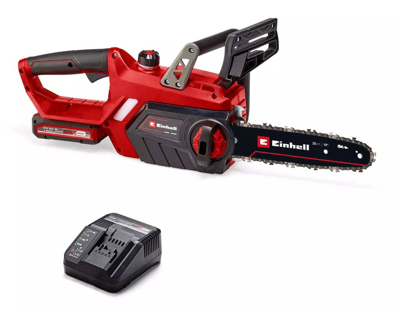 Einhell GE-LC 18/25-1 Li Accu Kettingzaag 18V Zwart/Rood-0