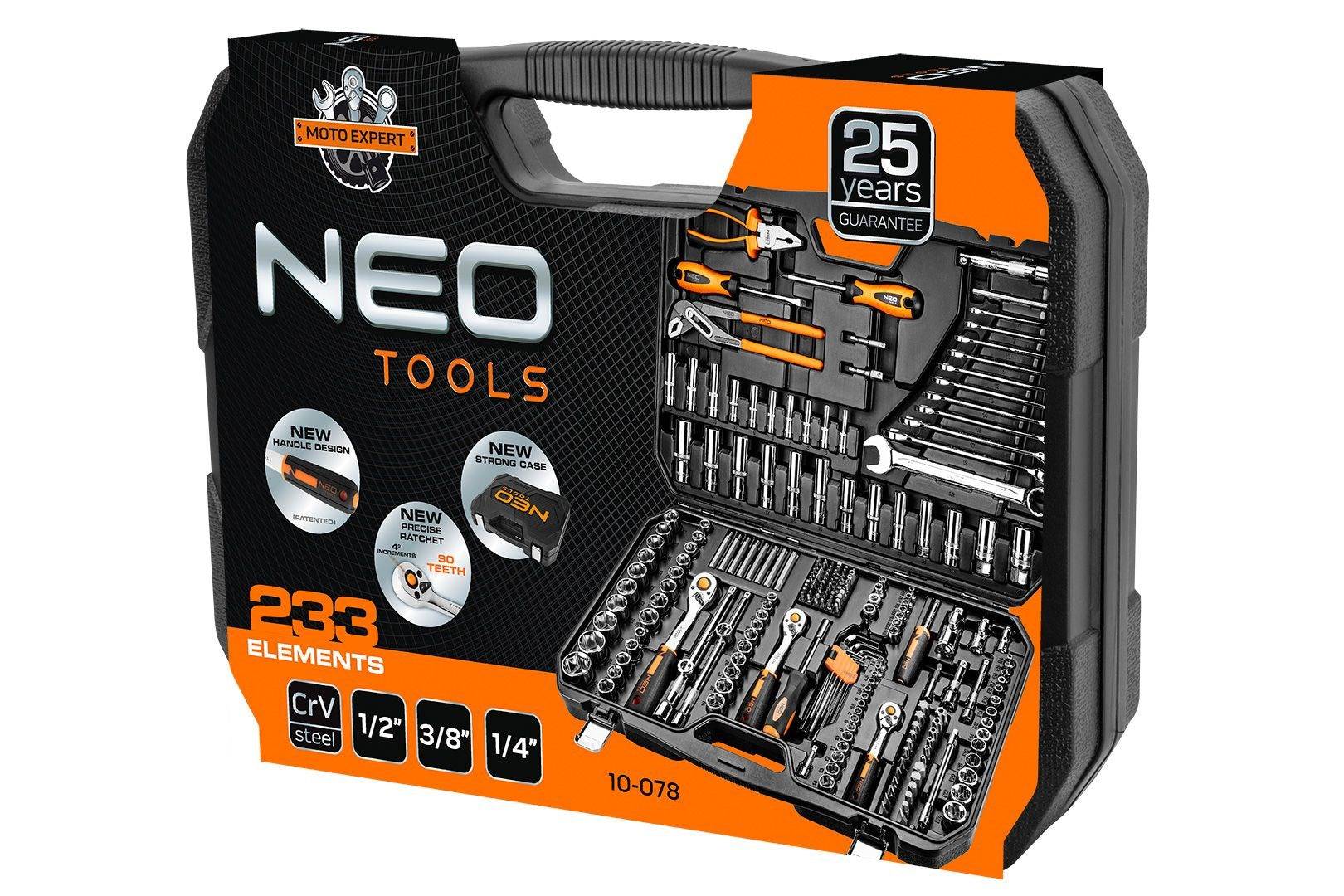 Neo Gereedschapsset 233-delig 10-078-3