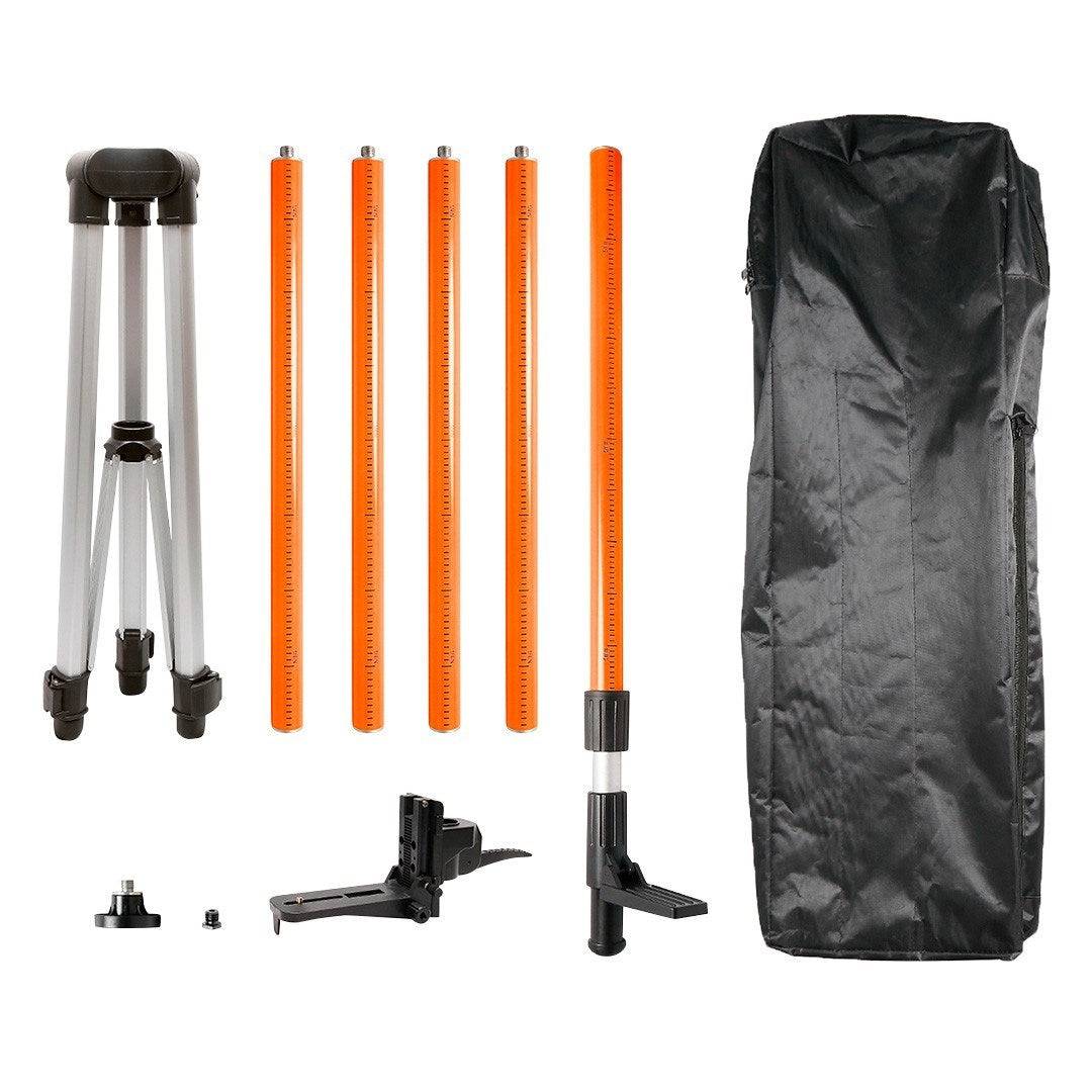NEO 75-115 Laserpaal met Statief - Hoogte 3,7 m - Aluminium - Binnen/Buiten Gebruik-0