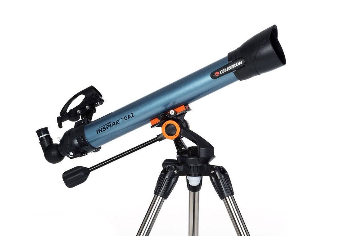 Celestron Inspire 70AZ Refractor Telescoop 35x Zwart/Blauw-2