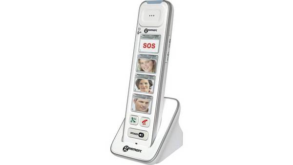 Geemarc PhotoDECT 295 Extra Handset met Foto Knoppen, Wit (PhotoDECT 295)