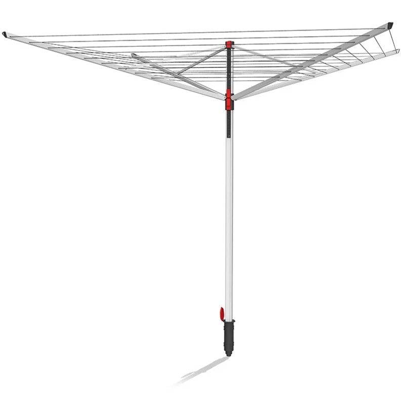 Vileda Sun Lift 50 Zwart/Wit Aluminium 50 m-0