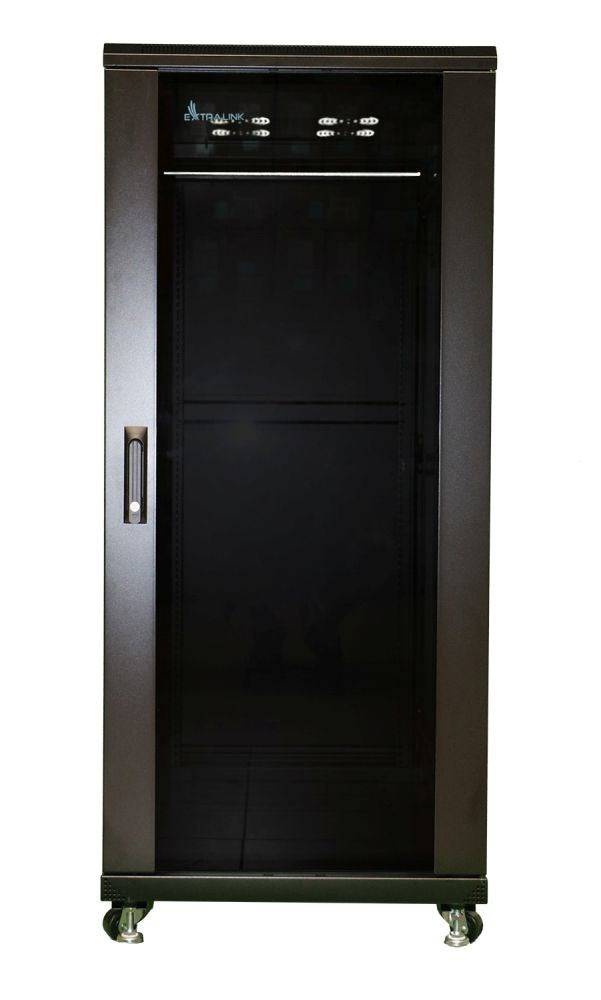 Extralink Rackkast 32U 1500 kg Vrijstaand Zwart EX.11373-0