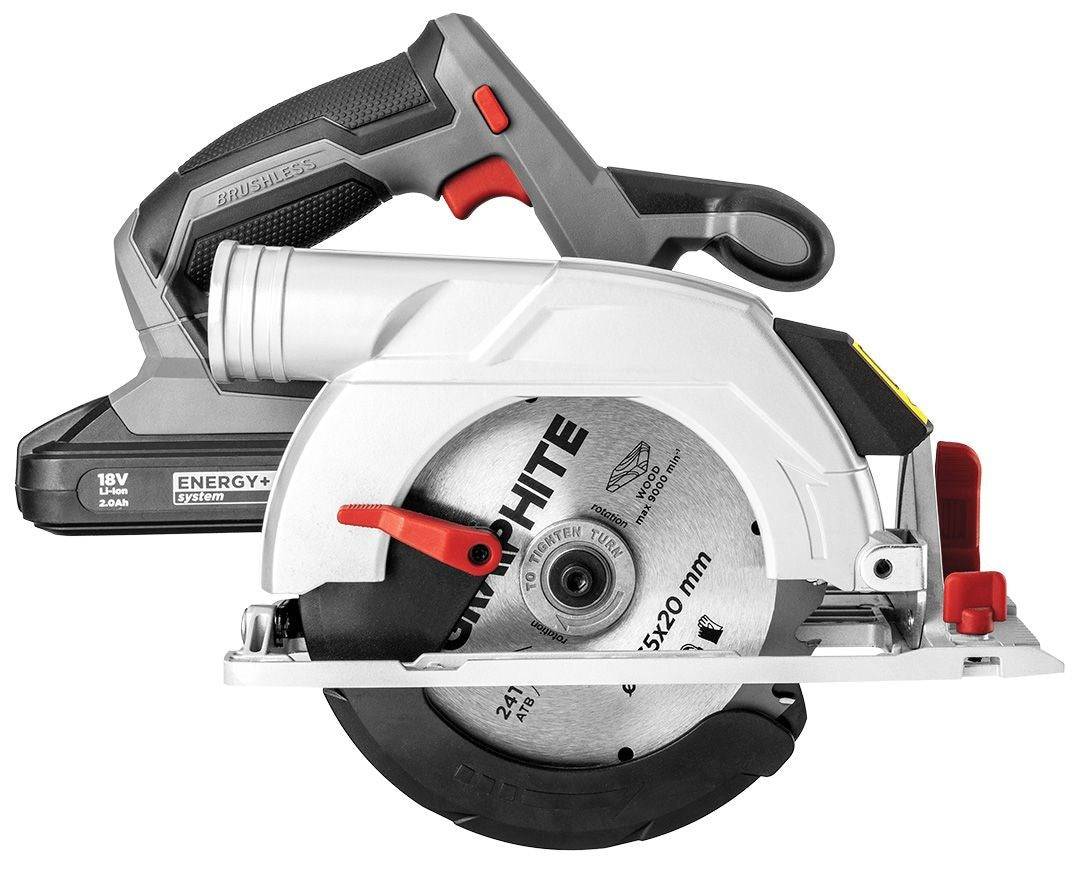 Graphite 58G023 Draagbare Cirkelzaag 16,5 cm Grijs/Rood/Zilver 4200 RPM-2