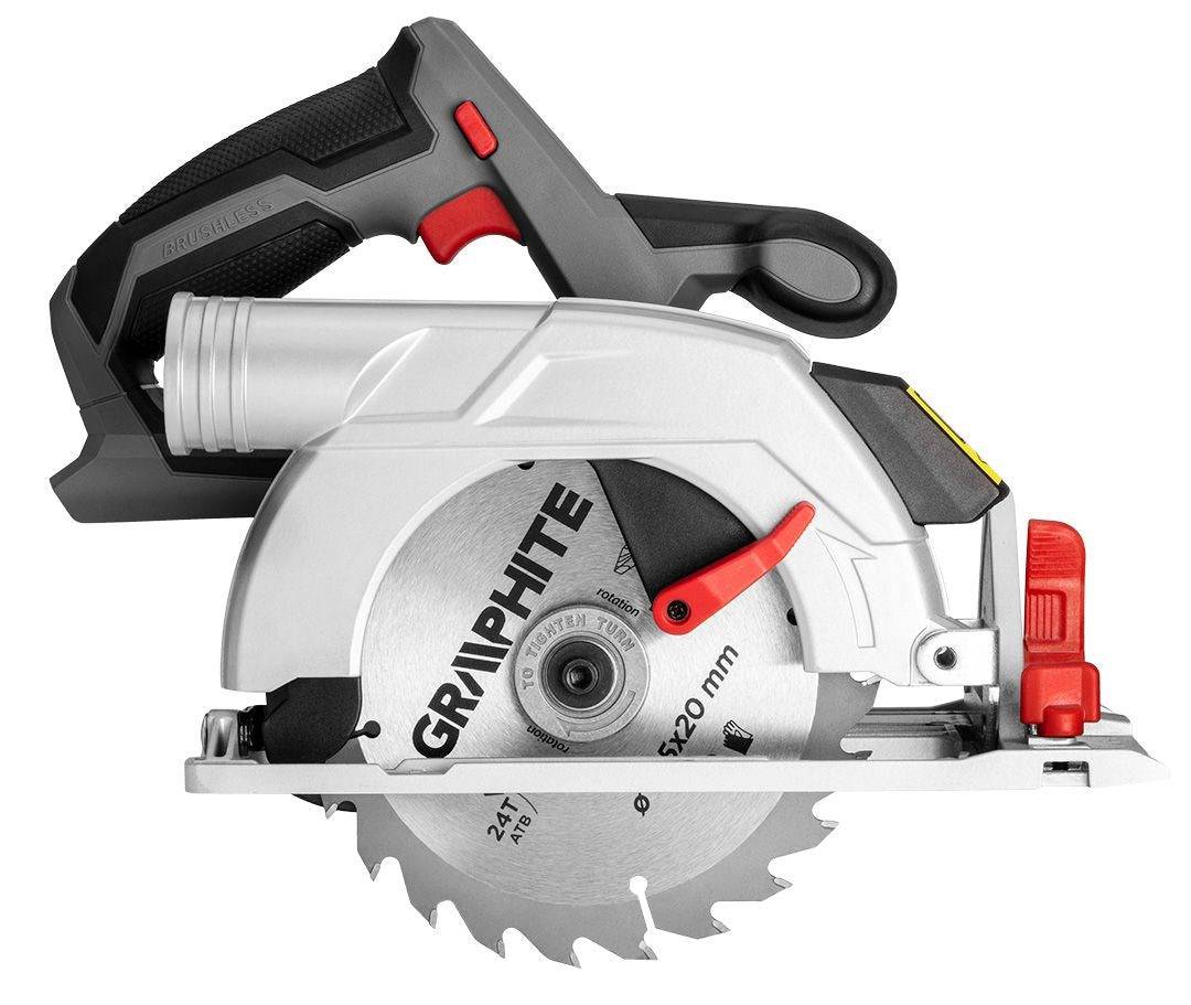 Graphite 58G023 Draagbare Cirkelzaag 16,5 cm Grijs/Rood/Zilver 4200 RPM-3