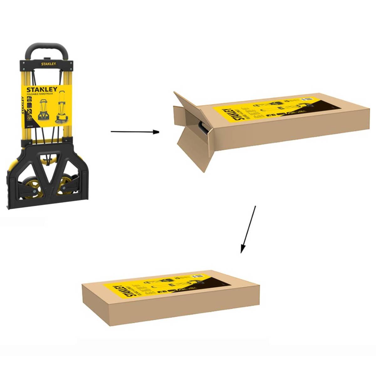 Stanley by Black & Decker SXWTD-FT580 Handtruck - Laadcapaciteit 70 kg (SXWTD-FT580)-0