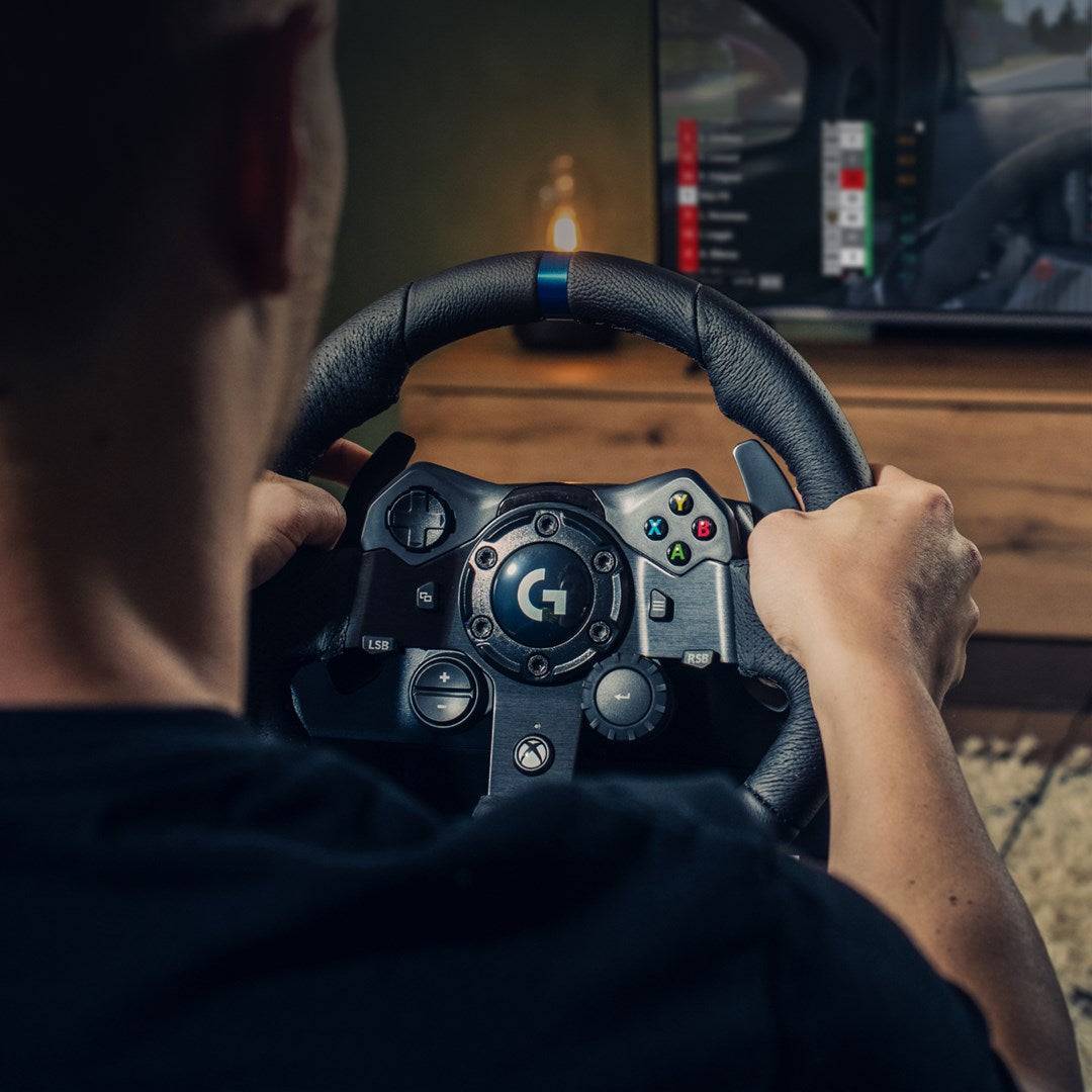 Logitech G923 Stuurwiel en Pedalen Set - Bedraad - voor PC, Microsoft Xbox One (941-000158)-2