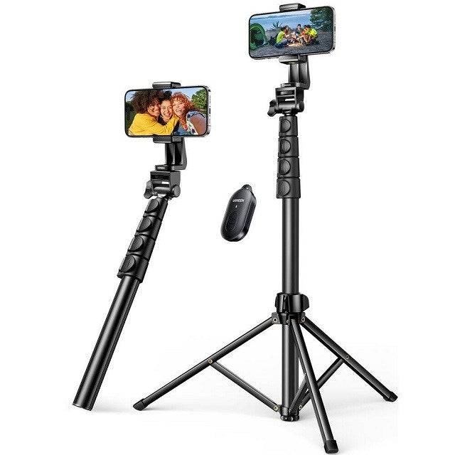 Ugreen Selfiestick met Statief en Afstandsbediening LP680 1,8 m Zwart-0