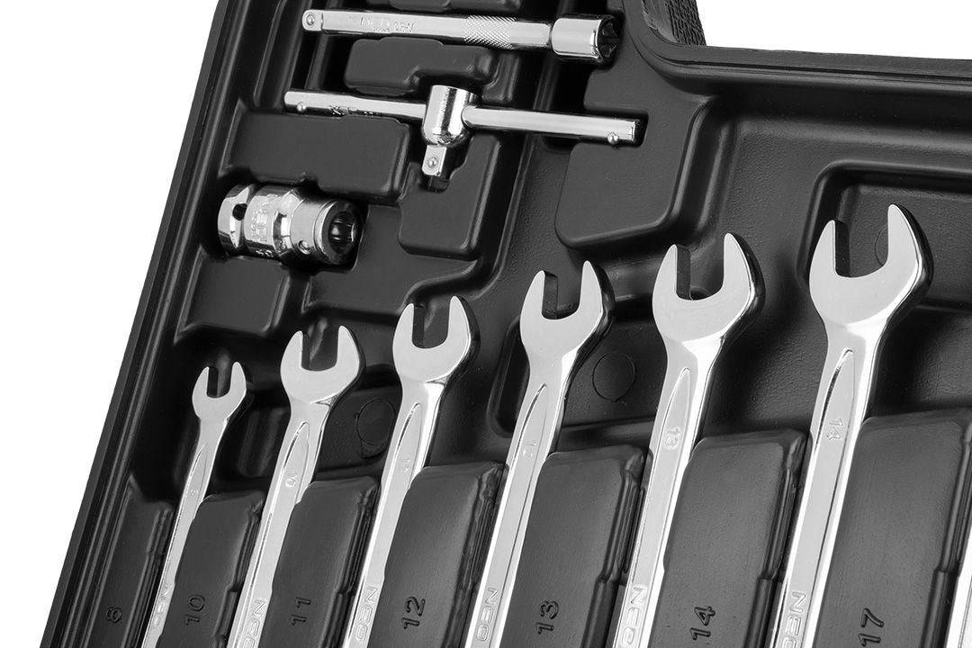 NEO Tools 10-058 Steeksleutelset 82 Stuks-2
