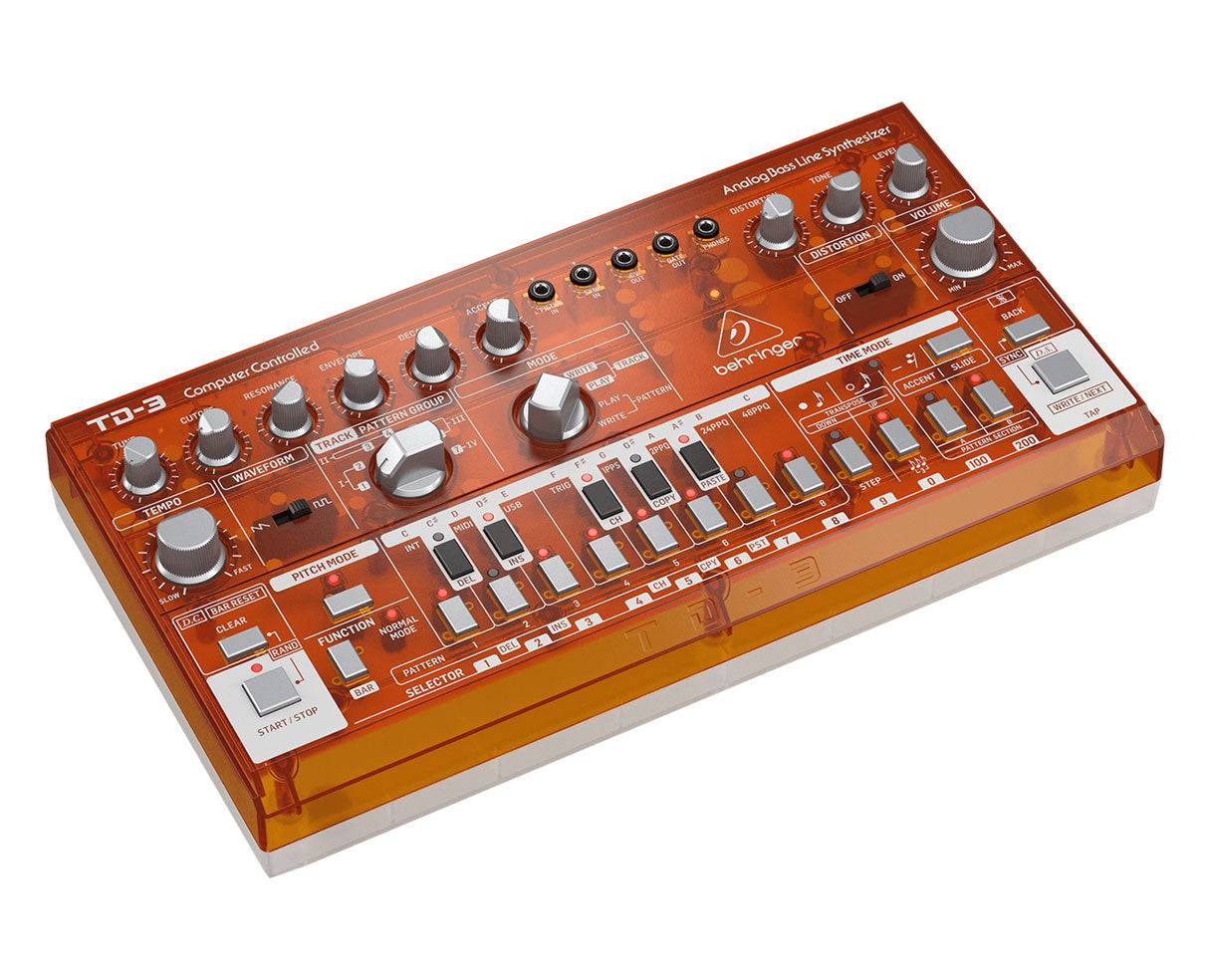 Behringer TD-3-TG Bassline Synthesizer Oranje Transparant-3