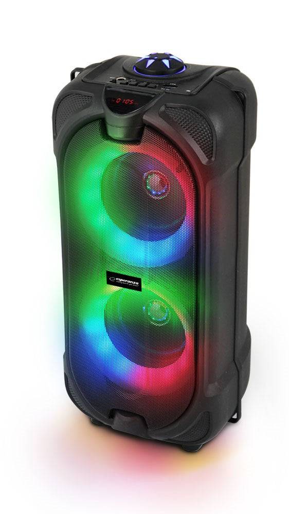 Esperanza EP157 BT FM LED RGB Speaker 10W Zwart-0