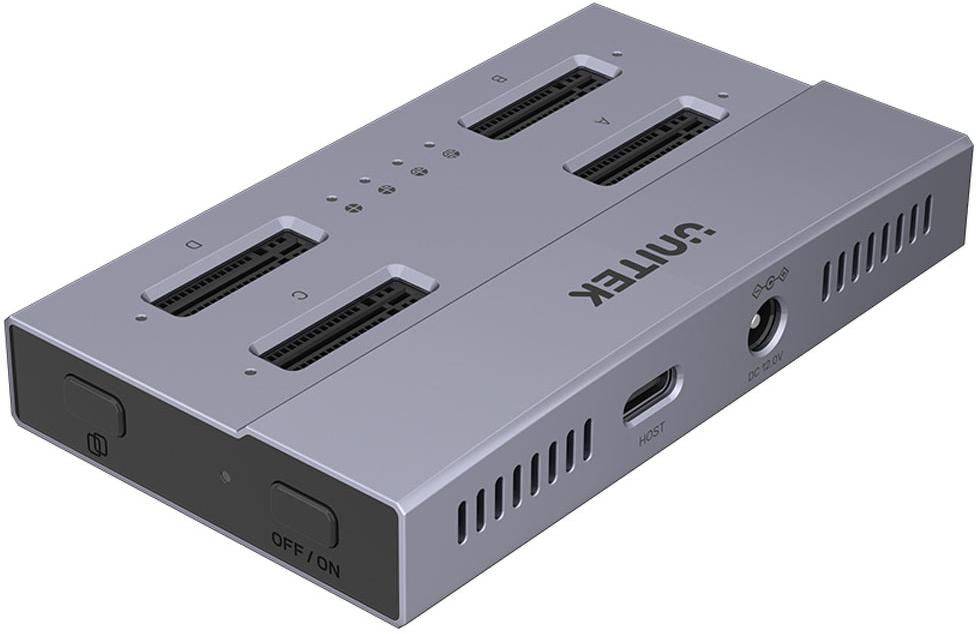 Unitek USB4 4-Bay M.2 SSD Docking Station met Cloning-0