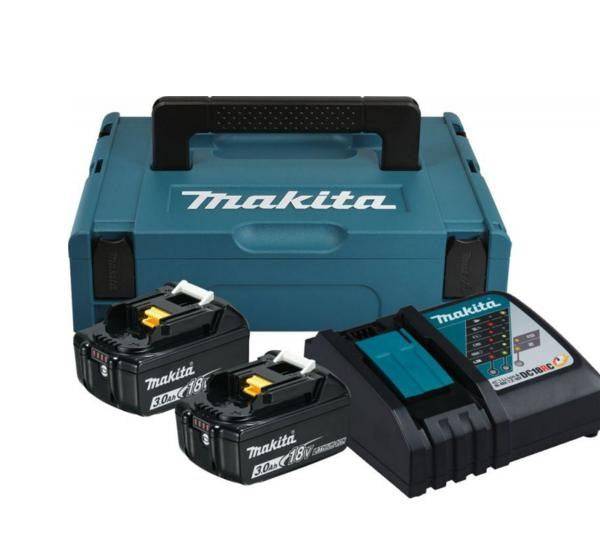 Makita Power Source Kit LXT 18V – Snellader DC18RC en 2 x 3,0 Ah BL1830B Accu's
