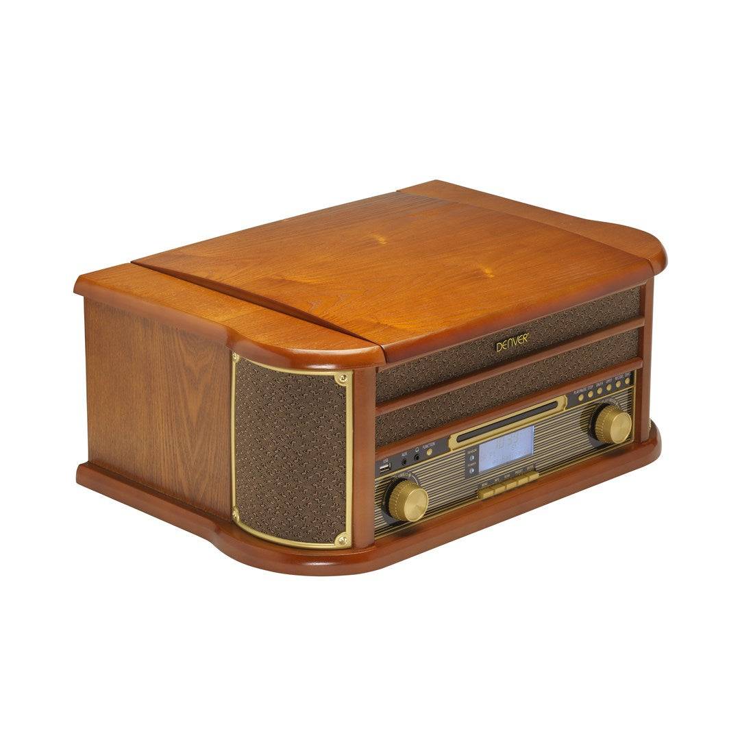 DENVER MRD-51 Audio Systeem - Bruin Hout-1