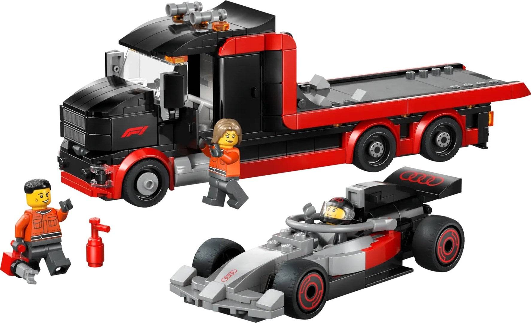 LEGO CITY 60493 F1 Display Truck met Audi F1 Race Car-2