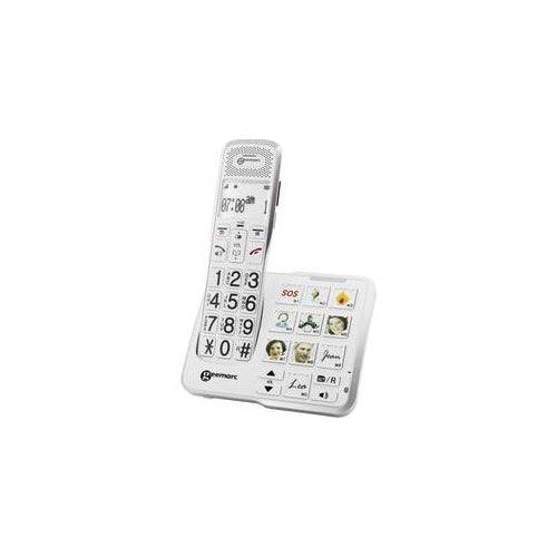 Geemarc AMPLIDECT 595 PHOTO Draadloze Telefoon voor Senioren - Wit (AMPLIDECT 595 PHOTO)-0