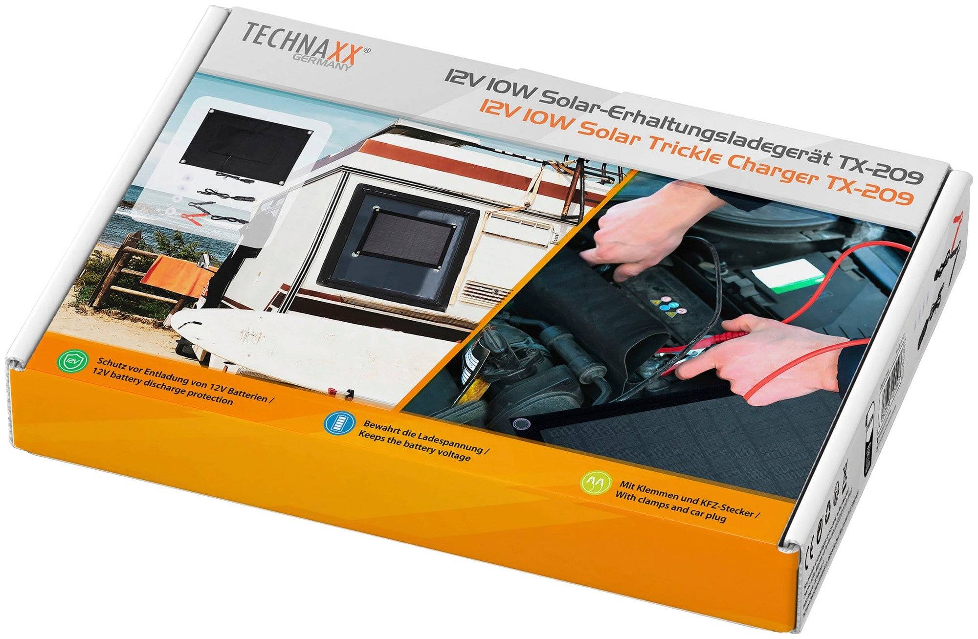 Technaxx Zonnebatterij Oplader voor 12V Batterijen (5018)-2