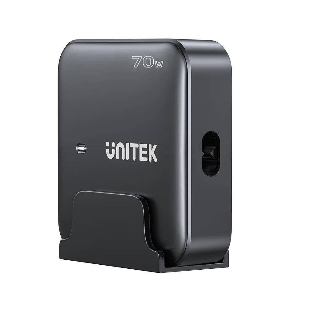 Unitek GaN Netwerkoplader - P1228ABK01-EU | 70W 2x USB-C 2x USB-A-4