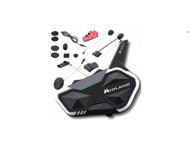 Midland Motorbike Intercom R1 MESH ENKEL-4