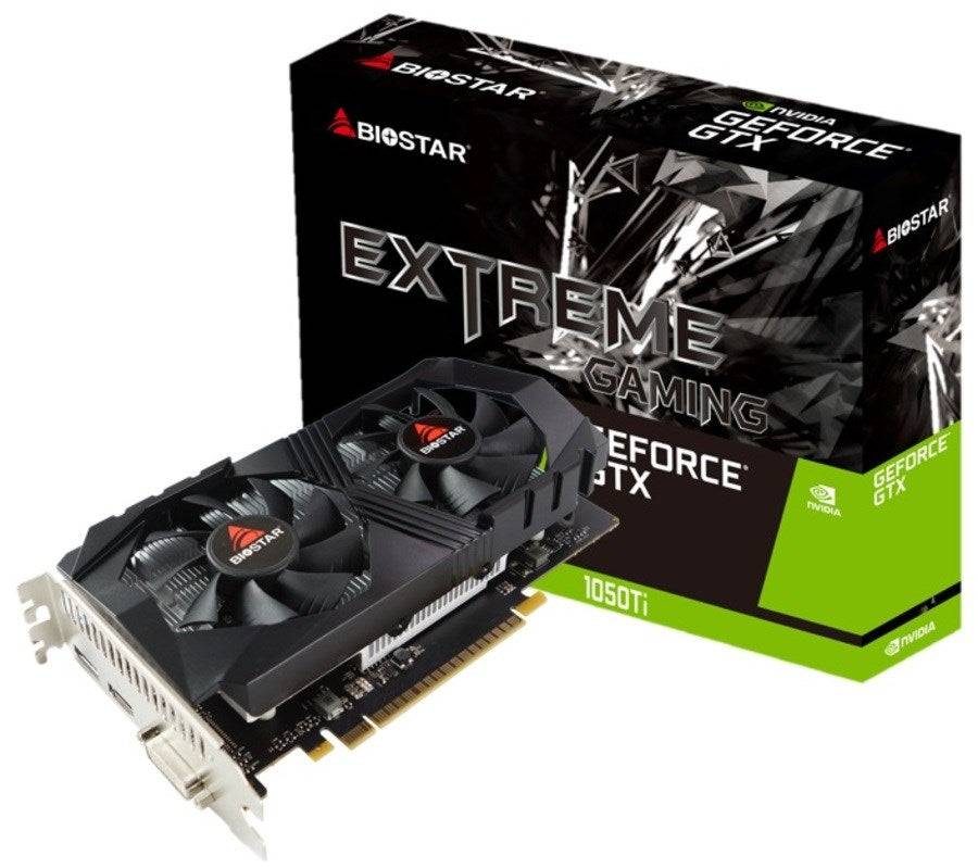 Biostar GeForce GTX 1050 Ti Grafische Kaart 4GB GDDR5-0