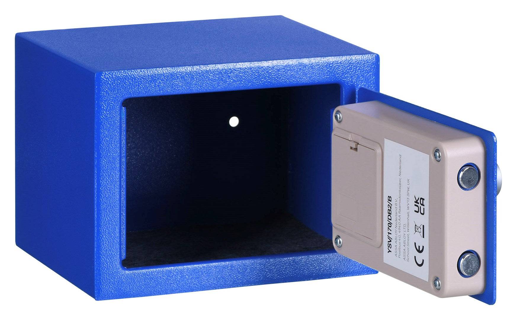 Yale YSV/170/DB2/B Kluis Vrijstaand Beveiligd 3,8 L Staal Blauw-2