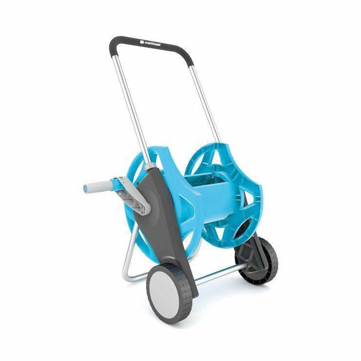 CELLFAST Slang Trolley Discover 60 m 1/2" - Verstelbare Handgreep, Stabiel-0
