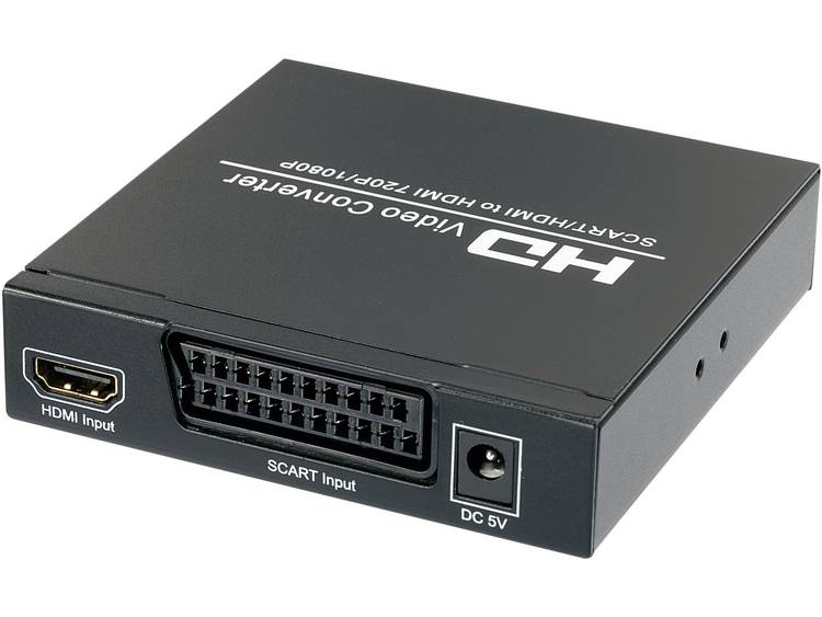 SpeaKa Professional AV Converter [1x SCART-bus, HDMI-bus => 1x HDMI-bus, Jackplug female 3.5 mm, Cin