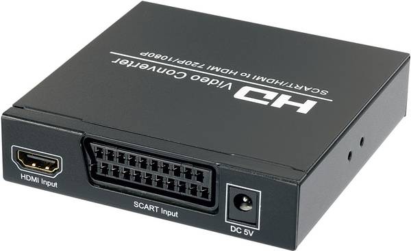 SpeaKa Professional AV Converter SP-HD/SC-01 [SCART - HDMI, Jackplug, Digitale cinch] 1920 x 1080 Pixel