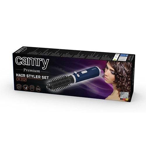 Camry Haarstylingset 1000W Stoom Zwart Blauw Grijs CR 2021-4