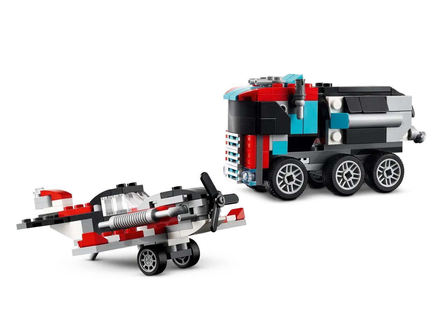 LEGO Creator 3-in-1 Laadwagen met Helicopter (31146)-4